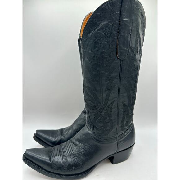 OLD GRINGO WESTERN LEATHER BLACK COWGIRL BOOTS MEXICO WOMEN’S 7.5 B - Picture 6 of 13